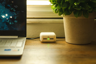 Clamp N Charge: USB Charging Station with Dual USB-A and USB-C Ports